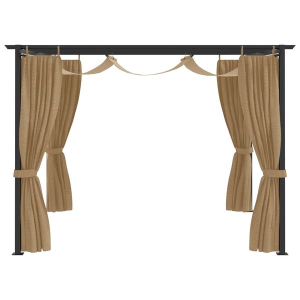 vidaXL Alt&aacute;n 4 x 3 m taupe