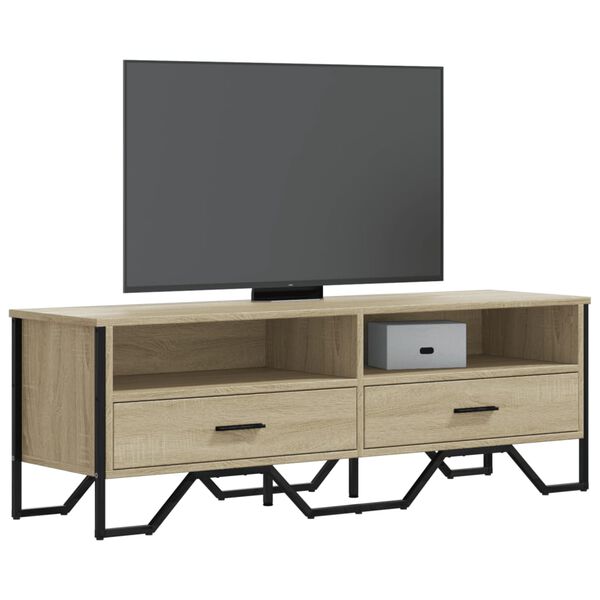 vidaXL TV skř&iacute;ňka dub sonoma 122 x 34 x 41 cm kompozitn&iacute; dřevo