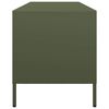 vidaXL TV skř&iacute;ňka olivově zelen&aacute; 135 x 39 x 43,5 cm ocel