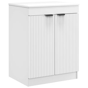 vidaXL Koupelnov&aacute; skř&iacute;ň B&iacute;l&aacute; 54 x 41 x 70 cm Kompozitn&iacute; dřevo