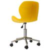vidaXL Otočn&eacute; j&iacute;deln&iacute; židle 2 ks hořčicově žlut&eacute; samet