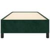vidaXL R&aacute;m postele bez matrace tmavě zelen&aacute; 90 x 190 cm samet
