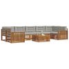 vidaXL Venkovn&iacute; pohovkov&aacute; souprava 8 pcs Př&iacute;rodn&iacute; a světle &scaron;ed&aacute;