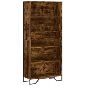 vidaXL Knihovna kouřov&yacute; dub 80 x 31 x 169 cm kompozitn&iacute; dřevo