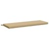 vidaXL Pol&scaron;t&aacute;ř na lavici SOEST 100% polyester B&eacute;žov&aacute; 110 x 40 x 5 cm