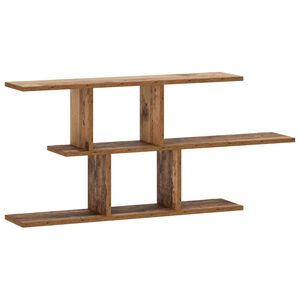 vidaXL N&aacute;stěnn&aacute; polička Star&eacute; dřevo 100 x 17 x 45.5 cm