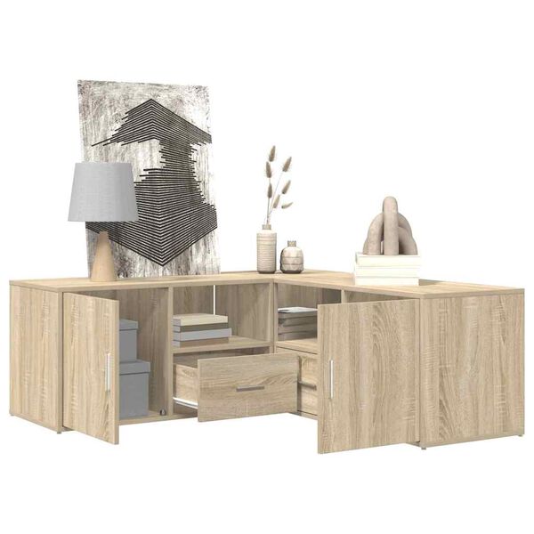 vidaXL Rohov&aacute; skř&iacute;ňka dub sonoma 200 x 40 x 45 cm kompozitn&iacute; dřevo