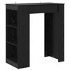 vidaXL Barov&yacute; stůl 95 x 47 x 103,5 cm Kompozitn&iacute; dřevo Čern&yacute; dub