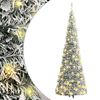 vidaXL Uměl&yacute; v&aacute;nočn&iacute; stromek pop-up zasněžen&yacute; 200 LED diod 210 cm