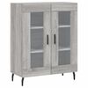 vidaXL Skř&iacute;ň highboard &scaron;ed&aacute; sonoma 69,5 x 34 x 180 cm kompozitn&iacute; dřevo