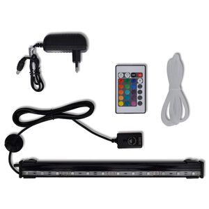 LED akvarijn&iacute; ponorn&aacute; lampa s bublinkami RGB 32 cm