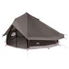 vidaXL Tipi stan 18m&iacute;stn&yacute; Hnědo&scaron;ed&yacute; Polyester a ocel