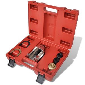 N&aacute;stroje pro mont&aacute;ž a demont&aacute;ž nosn&yacute;ch kulov&yacute;ch čepů VW T4