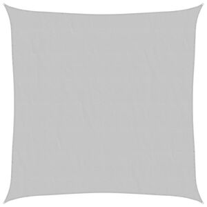 vidaXL Stínicí plachta světle šedá 2 x 2 m 100% polyester oxford