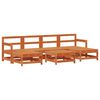 vidaXL Zahradn&iacute; lounge set 7 pcs Voskově Hněd&aacute; Masivn&iacute; borovice