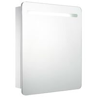 vidaXL LED koupelnová skřínka se zrcadlem 68 x 9 x 80 cm