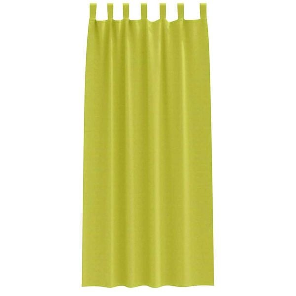 vidaXL Z&aacute;věsy na zatemněn&iacute; s kroužky 2 pcs Zelen&aacute; 245 x 140 cm