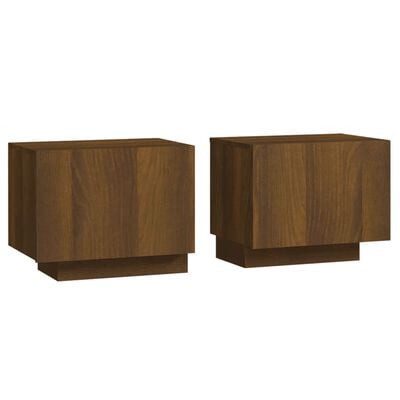 vidaXL Noční stolek hnědý dub 100 x 35 x 40 cm kompozitní dřevo