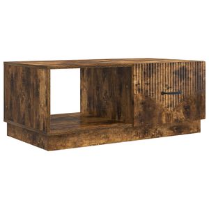 vidaXL Konferenčn&iacute; stolek Kouřov&yacute; dub 90 x 50 x 37 cm Kompozitn&iacute; dřevo