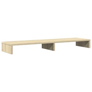 vidaXL Stojan na monitor dub sonoma 100 x 27 x 10 cm kompozitn&iacute; dřevo