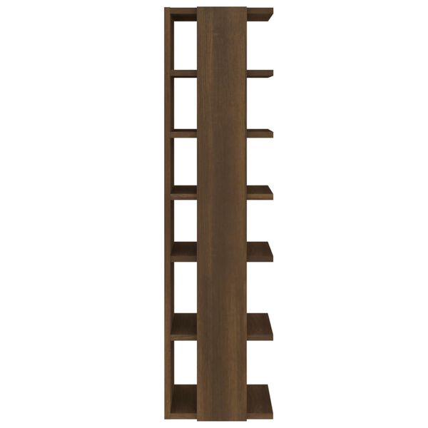 vidaXL Botn&iacute;k hněd&yacute; dub 27,5x27x102 cm kompozitn&iacute; dřevo