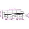 vidaXL Zahradn&iacute; lounge set 6 pcs Voskově Hněd&aacute; Masivn&iacute; borovice