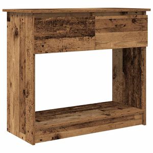 vidaXL Konzolov&yacute; stolek se z&aacute;suvkami Star&eacute; dřevo 85,5x38,5x74,5 cm