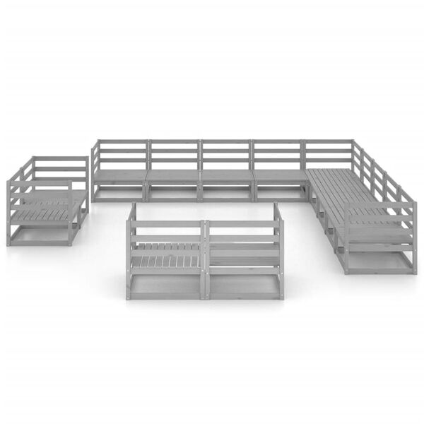 vidaXL 13d&iacute;ln&aacute; zahradn&iacute; sedac&iacute; souprava masivn&iacute; borovice