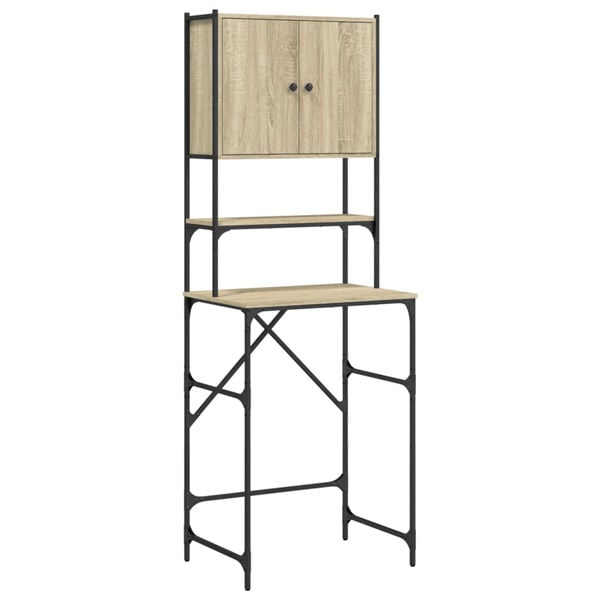 vidaXL Skříňka nad pračku dub sonoma 68x48,5x194 cm