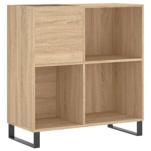 vidaXL Skř&iacute;ňka na LP desky dub sonoma 84,5x38x89 cm kompozitn&iacute; dřevo