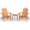 vidaXL 3d&iacute;ln&aacute; sada zahradn&iacute;ho n&aacute;bytku Adirondack masivn&iacute; ak&aacute;cie