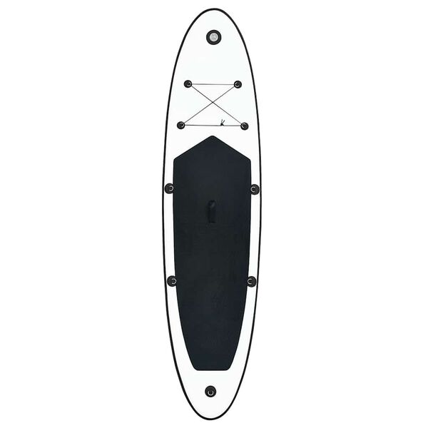 vidaXL Nafukovací SUP paddleboard černo-bílý