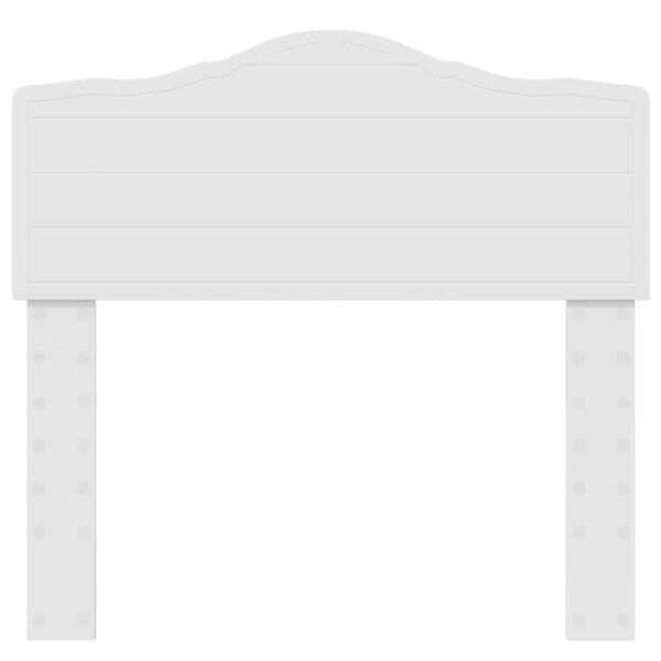 vidaXL Čelo postele s čelo B&iacute;l&aacute; 75 cm Kompozitn&iacute; dřevo