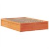 vidaXL Postel bez matrace voskově hněd&aacute; 150 x 200 cm masivn&iacute; borovice