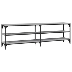 vidaXL TV skř&iacute;ňka &scaron;ed&aacute; sonoma 160 x 30 x 50 cm kompozitn&iacute; dřevo