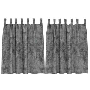 vidaXL Sametov&eacute; z&aacute;věsy 2 ks &Scaron;ed&aacute; 140 x 140 cm samet