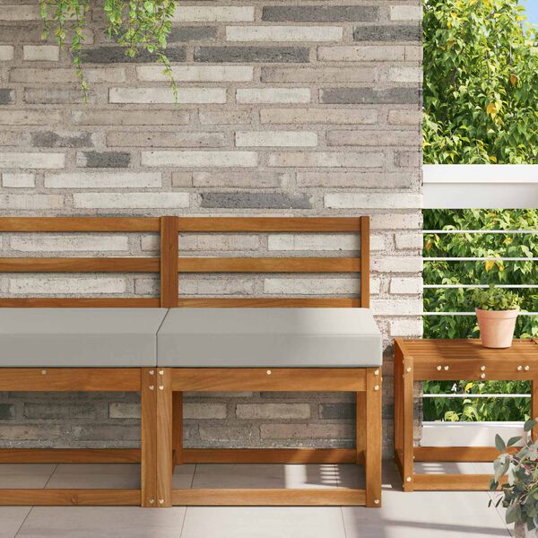 vidaXL Venkovn&iacute; pol&scaron;t&aacute;ř na pohovku &Scaron;ed&yacute; 60 x 60 x 8 cm Polyester