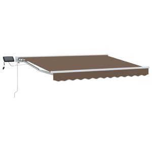 vidaXL Manu&aacute;ln&iacute; r&aacute;m mark&yacute;zy s LED Taupe 3,5 x 2 m