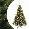 vidaXL Uměl&yacute; v&aacute;nočn&iacute; stromek s v&aacute;nočn&iacute;mi koulemi 180 cm 300 LED