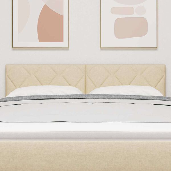 vidaXL Čelo postele Kr&eacute;mov&aacute; 160 cm textil