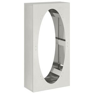 vidaXL Stojan na palivov&eacute; dřevo 50x23x100 cm z nerezov&eacute; oceli