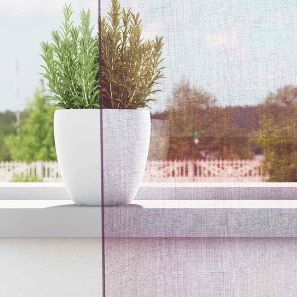 vidaXL Vo&aacute;lov&eacute; z&aacute;věsy s poutky 2 ks Fialov&aacute; 140x260 cm