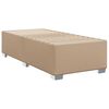 vidaXL Box spring postel s matrac&iacute; cappuccino 90x200 cm uměl&aacute; kůže