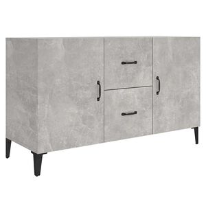 vidaXL Př&iacute;born&iacute;k betonově &scaron;ed&yacute; 100 x 36 x 60 cm kompozitn&iacute; dřevo
