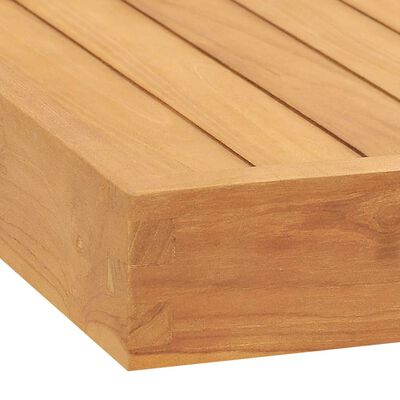 vidaXL Servírovací podnos 50 x 50 cm masivní teakové dřevo
