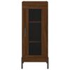 vidaXL Skř&iacute;ň highboard hněd&yacute; dub 34,5 x 34 x 180 cm kompozitn&iacute; dřevo