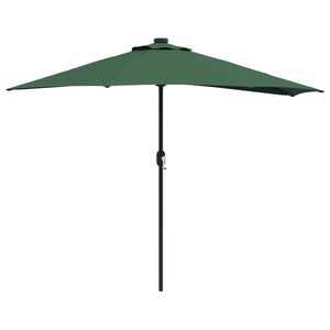 vidaXL Zahradn&iacute; slunečn&iacute;k 294 x 150 x 224 cm Polyester a ocel Zelen&aacute;