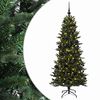 vidaXL Uměl&yacute; v&aacute;nočn&iacute; stromek s v&aacute;nočn&iacute;mi koulemi 180 cm 300 LED