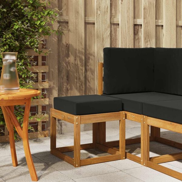 vidaXL Venkovn&iacute; stolička lavice Masivn&iacute; ak&aacute;tov&eacute; dřevo Př&iacute;rodn&iacute;