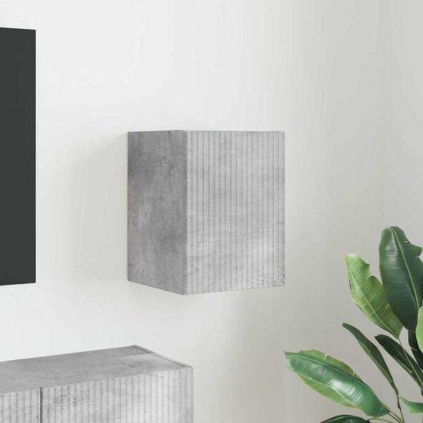 vidaXL TV wall cabinet N&aacute;stěnn&yacute; Beton 30 x 31 x 40 cm kompozitn&iacute; dřevo